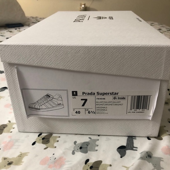 Adidas X Prada Superstar US7 - Picture 3 of 4